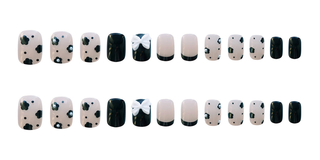 Decorative Bow Accent Acrylic Nail Set