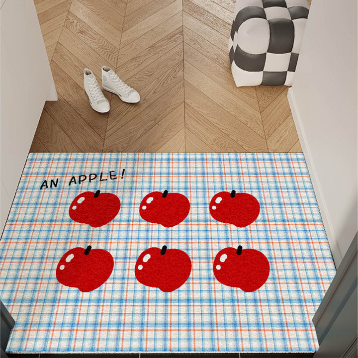 Cozy Fruit-Themed Doormat