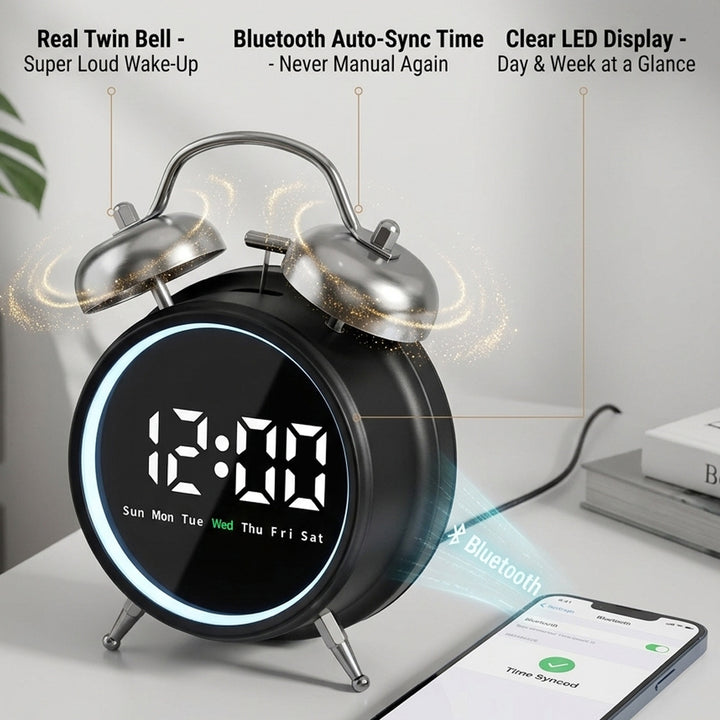 Digital radio clock with alarm function Kalsten