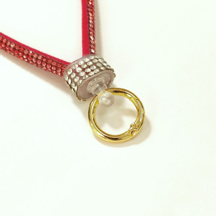 Sparkling Rhinestone Phone Lanyard Kalsten