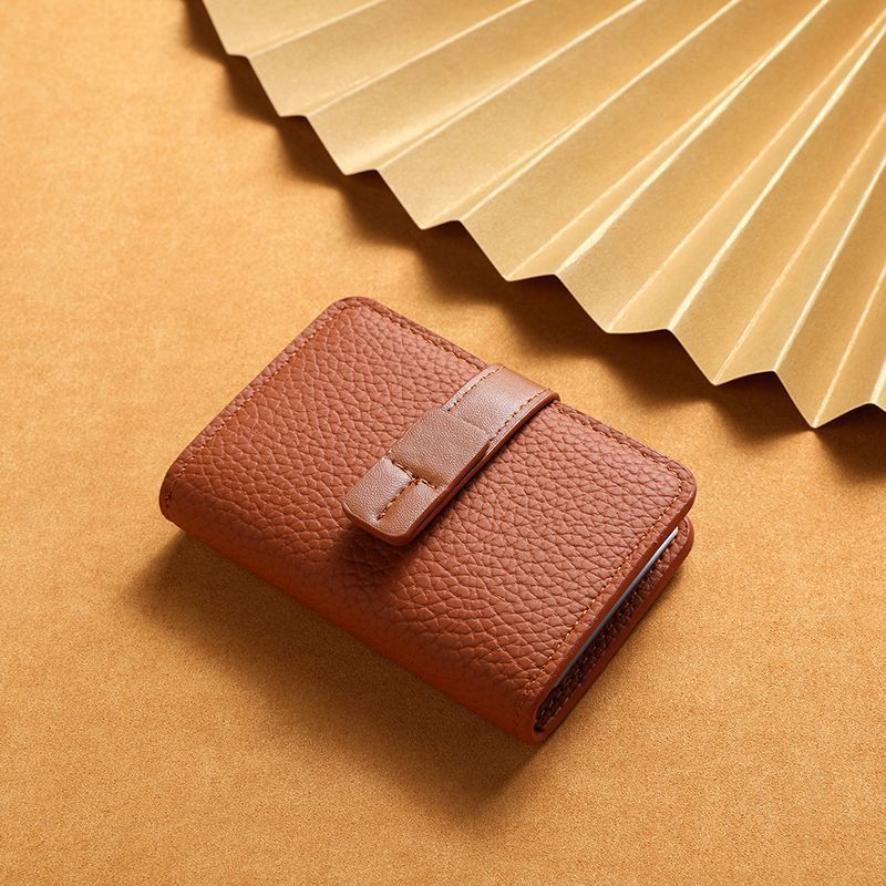 Textured Leather Cardholder Wallet Kalsten