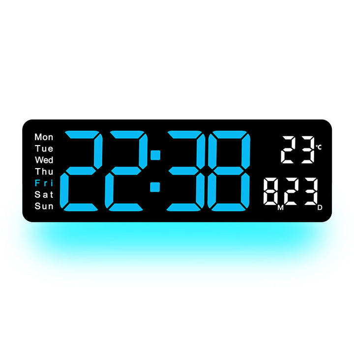 Digital LED Alarm Clock with Temperature and Day of the Week Display Kalsten