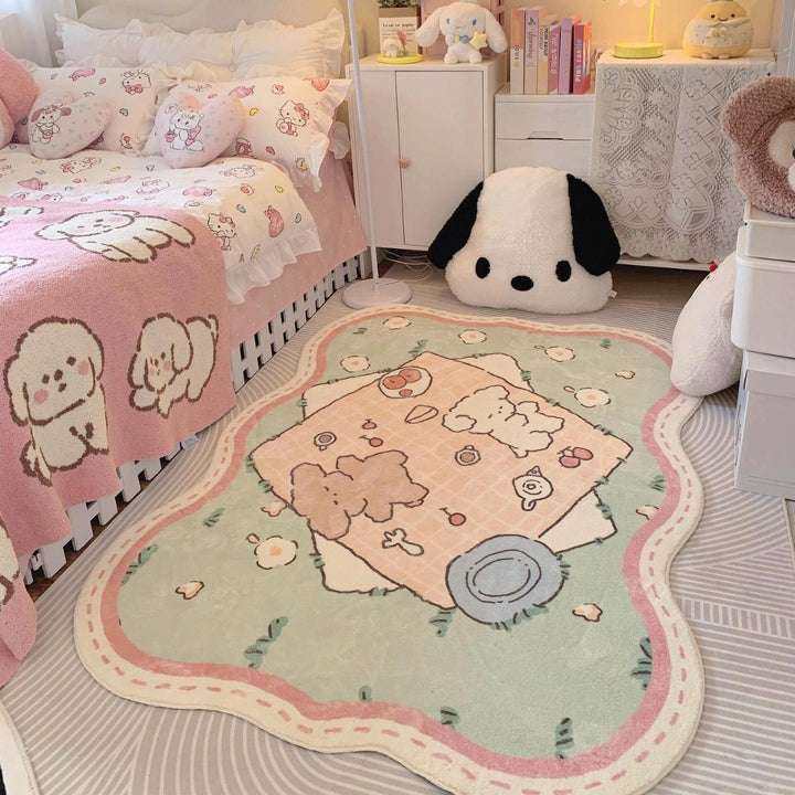 Cute Animal-Themed Welcome Mat for Home Entryway