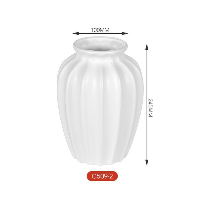 Elegant Textured Flower Vase Kalsten