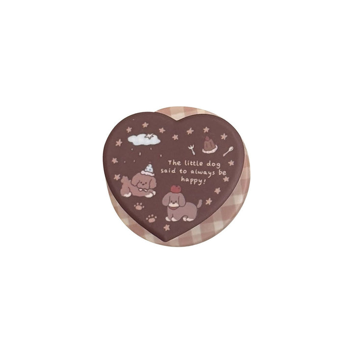 Heart-shaped cosmetic box with cute dog design Kalsten