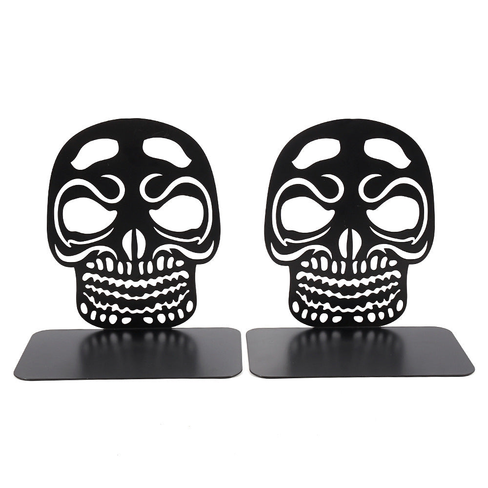 Skull Design Decorative Bookends
