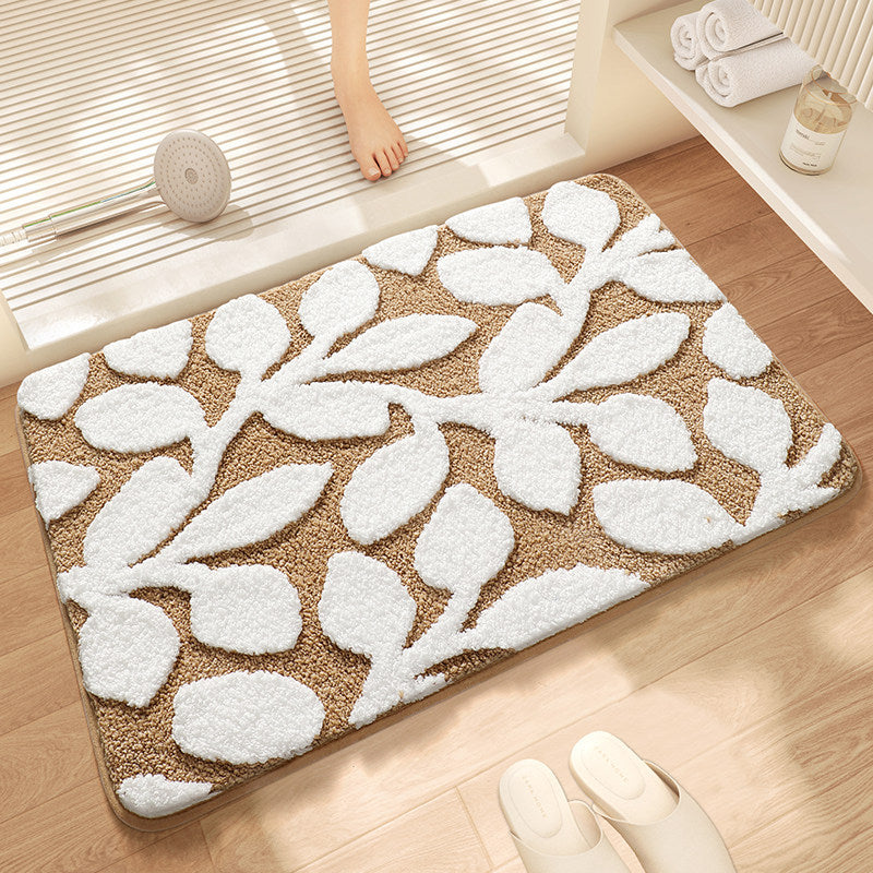 Plush Decorative Bath Mat Kalsten