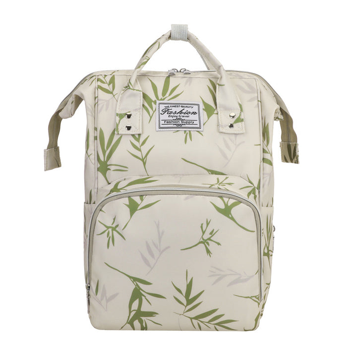 Floral Print Multi-Functional Diaper Backpack Kalsten