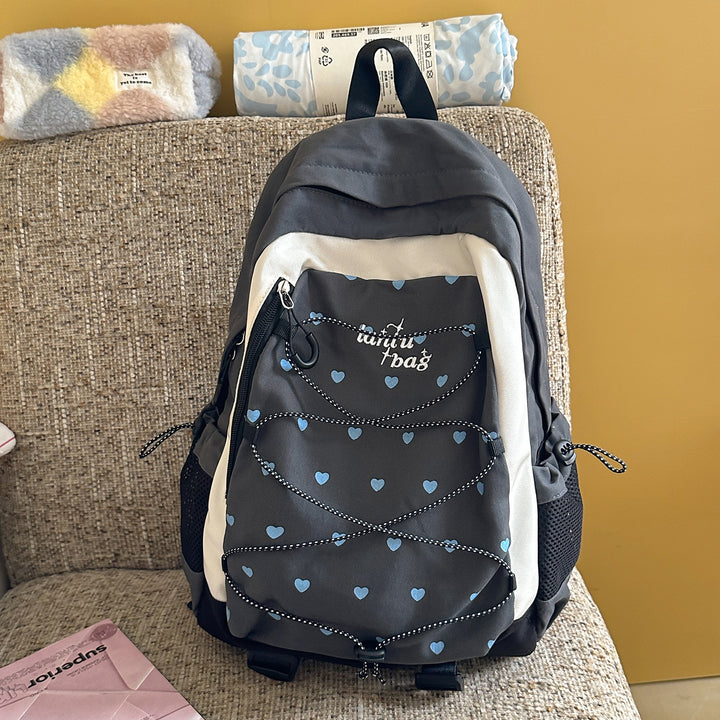 Cute Star-Embellished Casual Backpack Kalsten