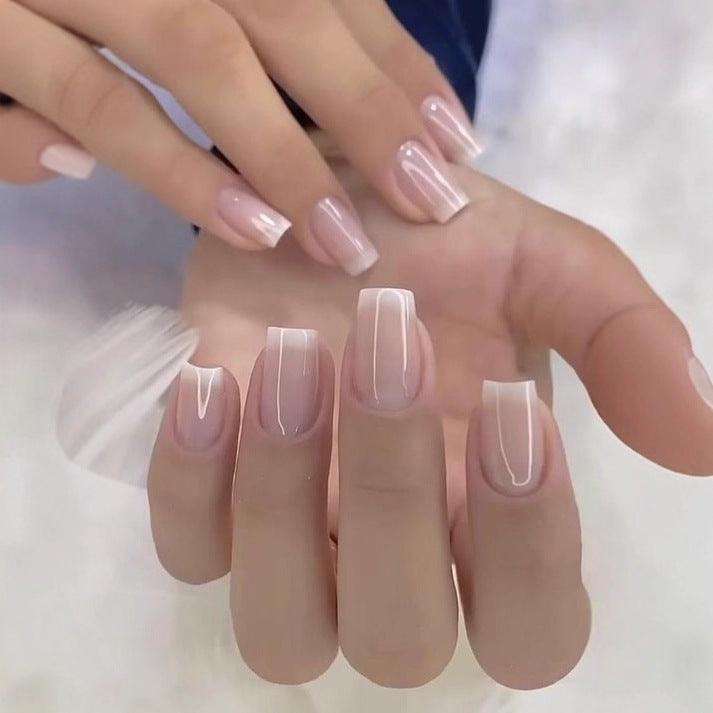 High-gloss artificial nails with rose effect Kalsten