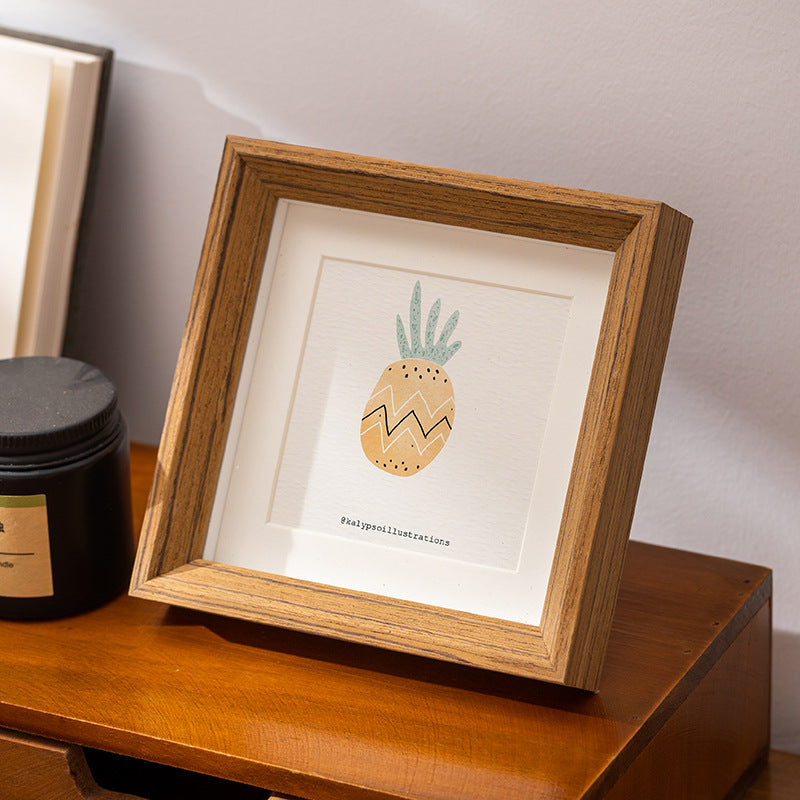 Charming Illustrated Pet Frame for Home