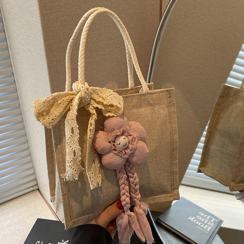 Artisan Floral Accent Handbag