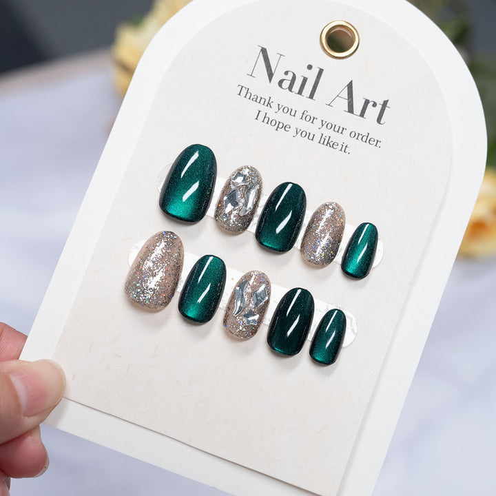 High Shine Press-On Nail Art