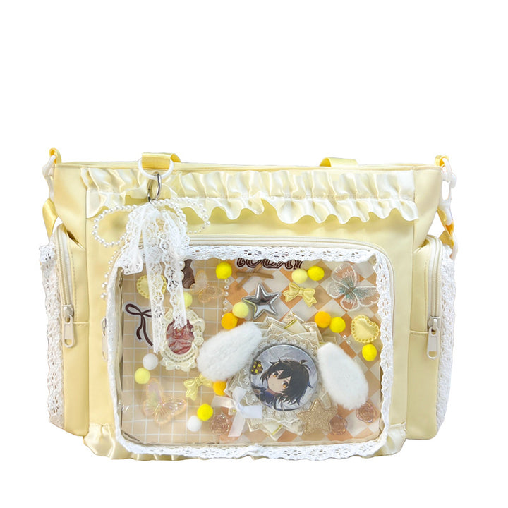 Decorative Character Print Handbag Kalsten