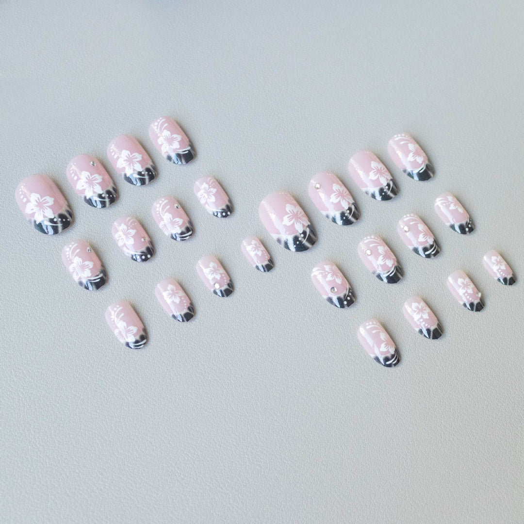 Elegant Floral Nail Art Design Set