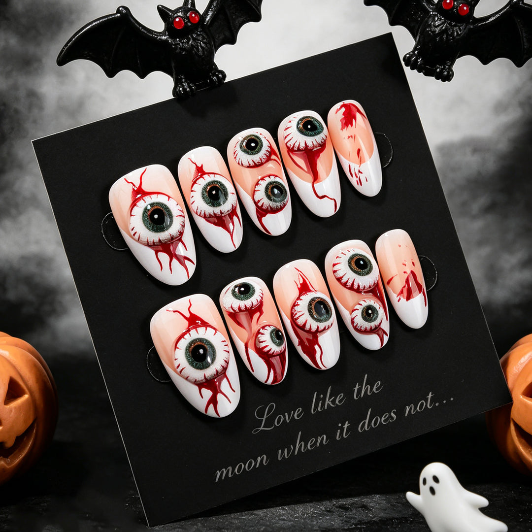 Halloween-Themed Horror Effect Press-On Nail Set