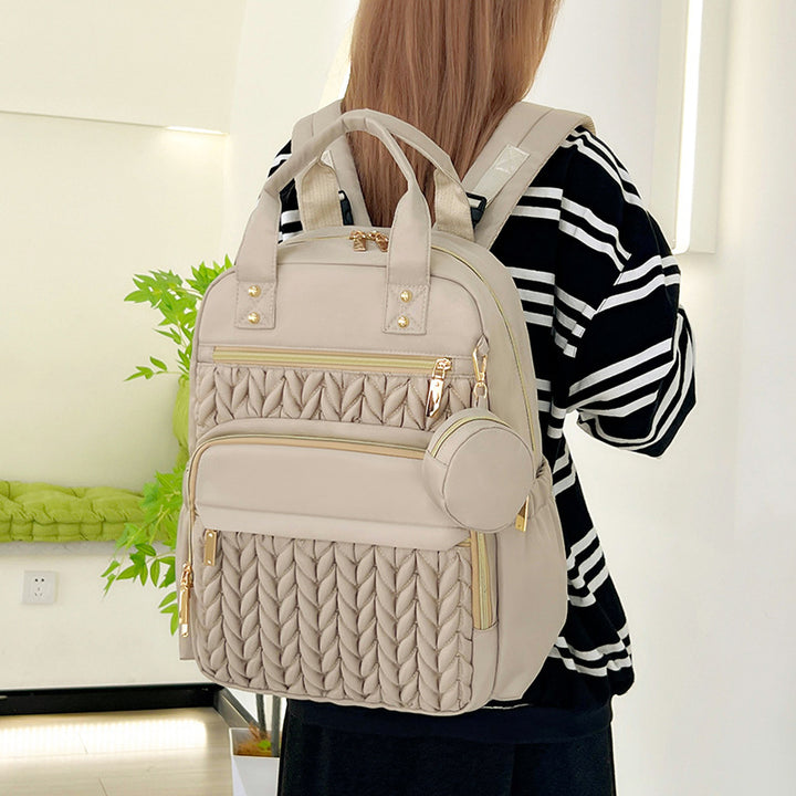 Fashionable backpack with practical compartment system Kalsten