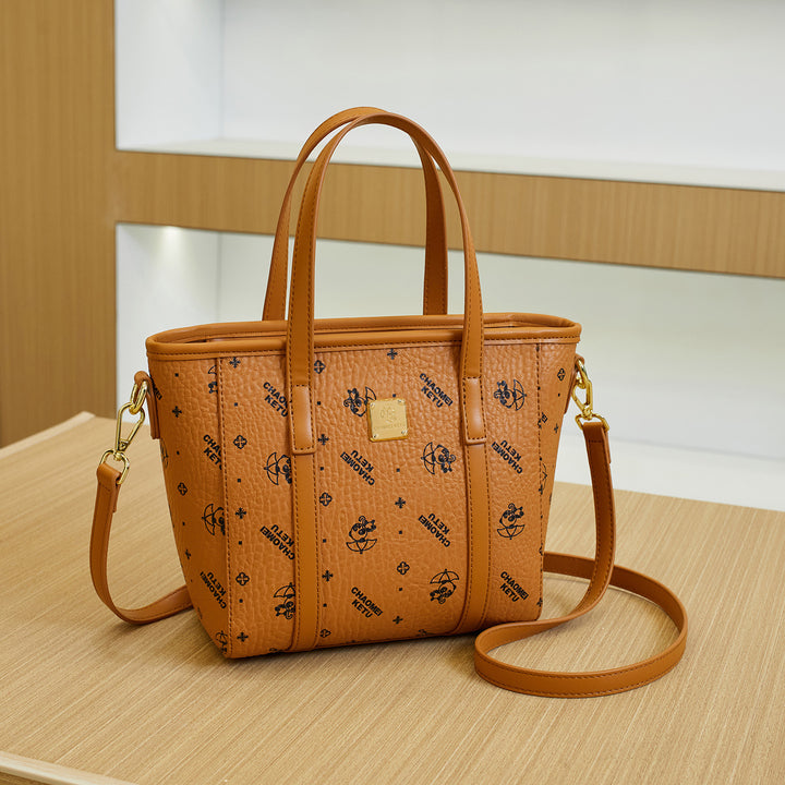 Elegant Printed Tote Handbag