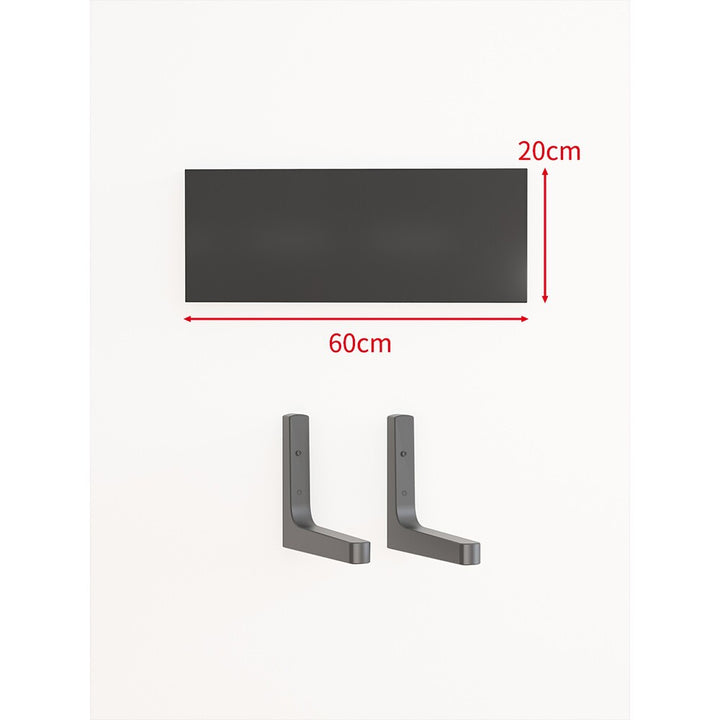 Long Narrow Floating Wall Shelf Kit with Concealed Heavy-Duty Brackets
