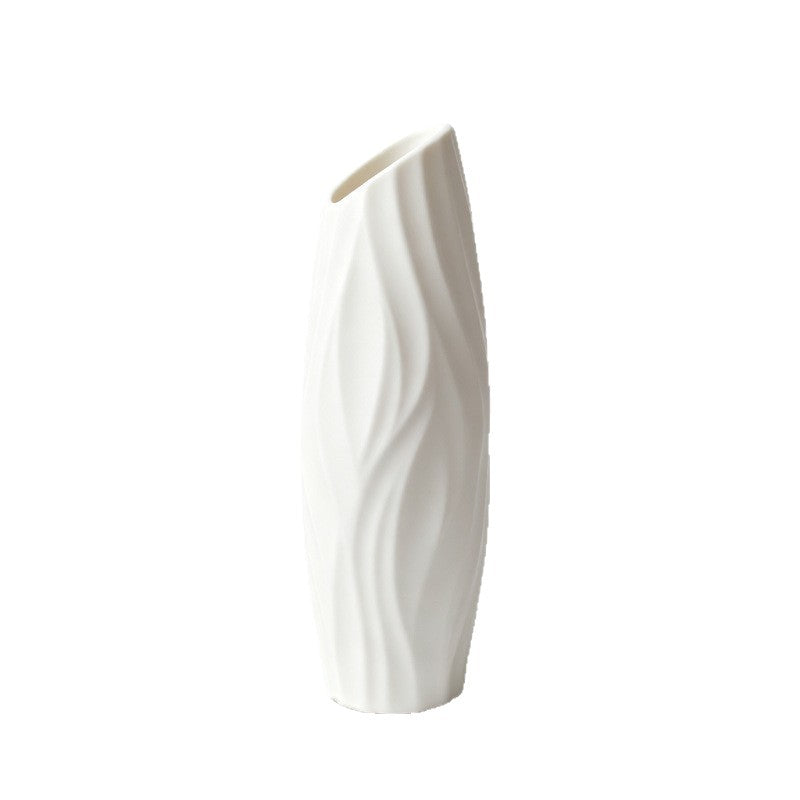 Elegant Textured Decorative Flower Vase Kalsten