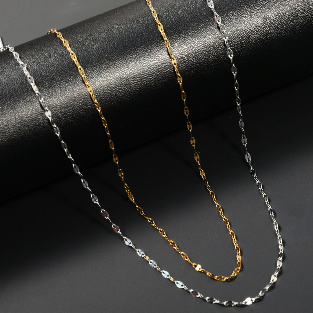 Elegant Interlaced Chain Necklace Kalsten