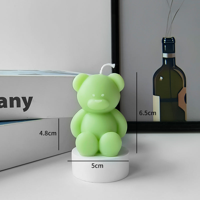 Teddy Bear Shaped Candle