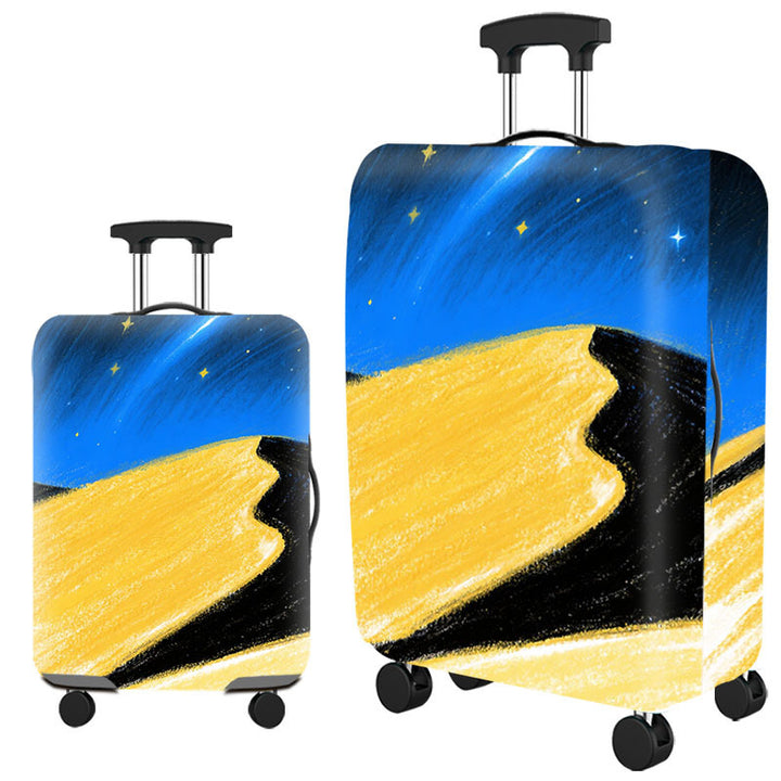 Artistic Cat-Themed Hard Shell Suitcase Kalsten