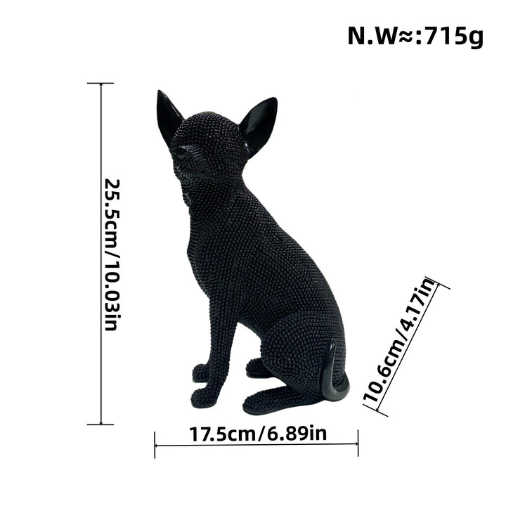 Decorative dog figure in modern design Kalsten