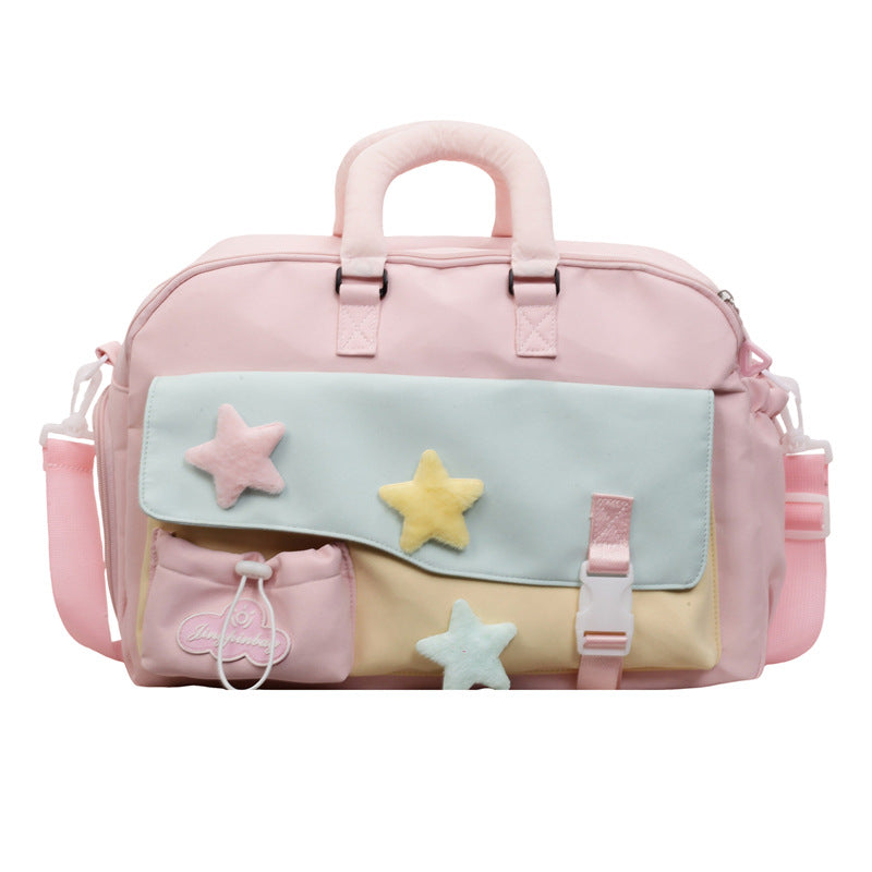 Decorative Star-Appliqué Travel Bag Kalsten