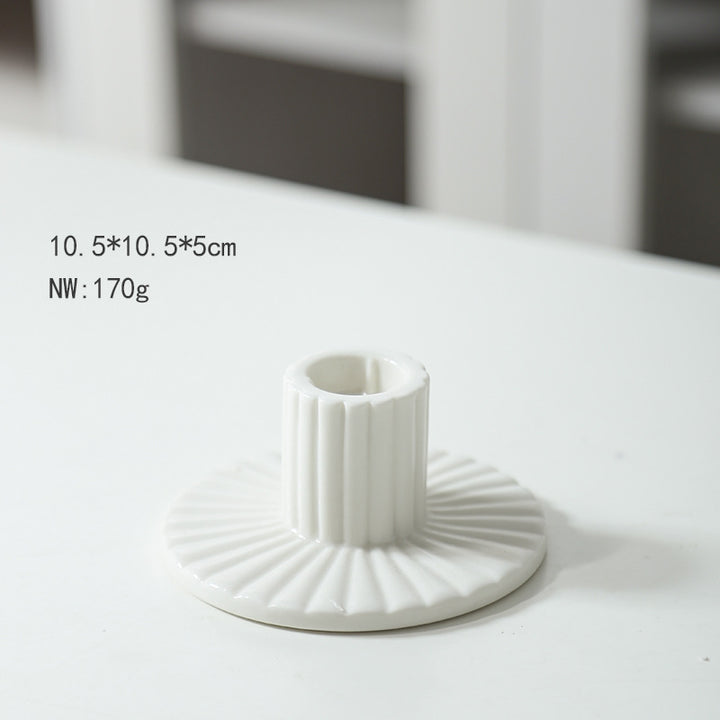 Minimalist Ceramic Candle Holder Kalsten