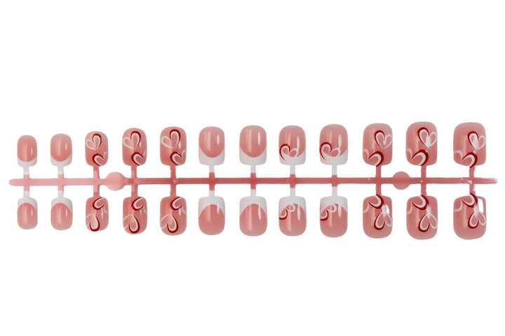 Artificial nail set with intricate floral design and elegant details Kalsten