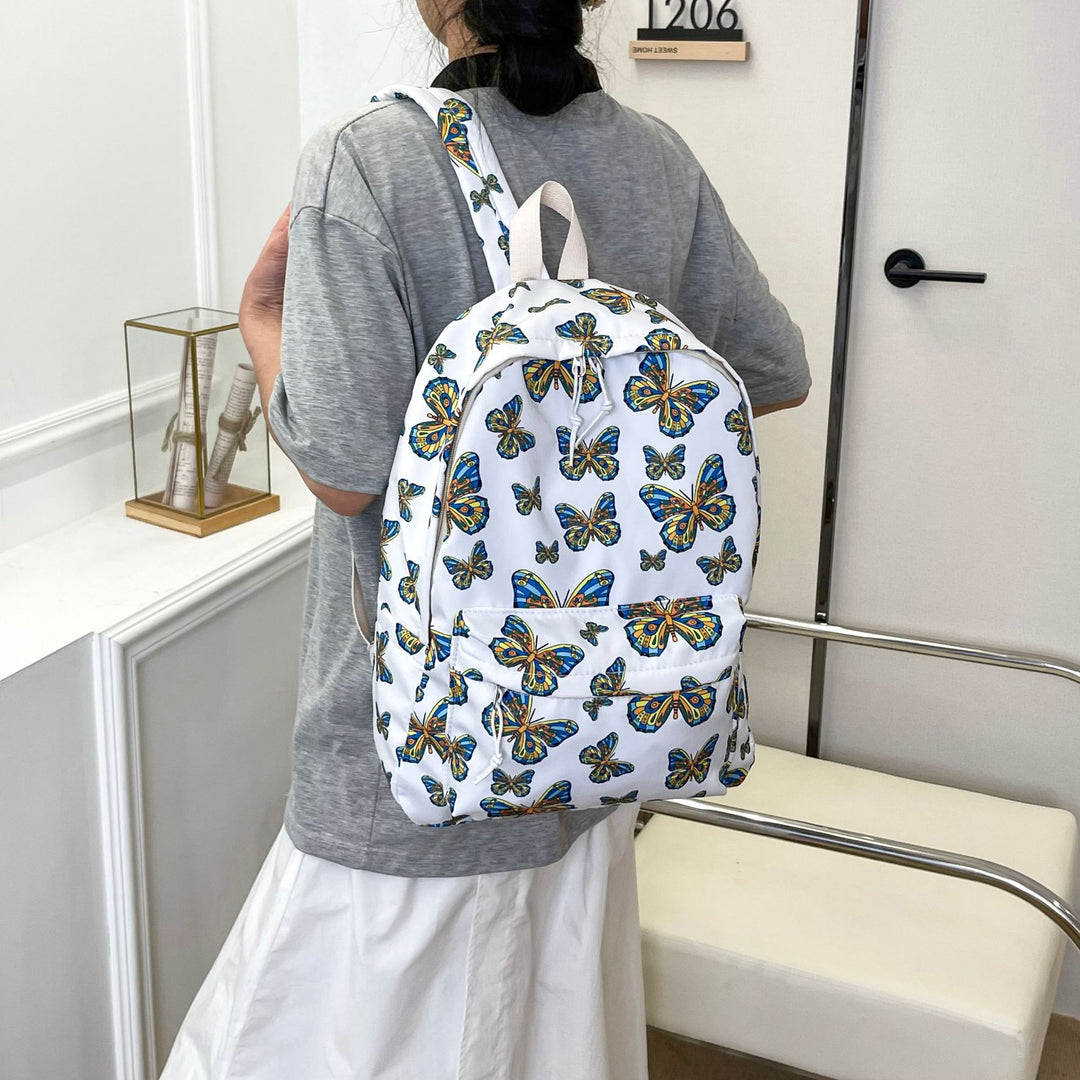 Artistic Butterfly Print Backpack Kalsten