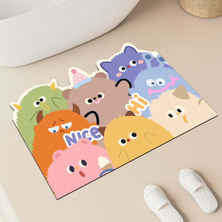 Fun Character Bath Mat