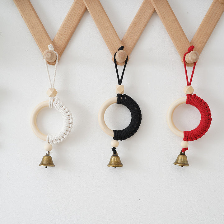 Decorative Macrame Wall Art with Bell Kalsten
