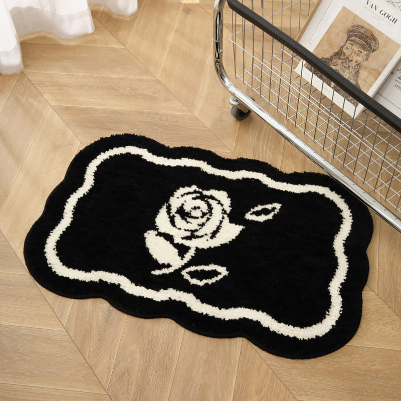 Heart-Shaped Decorative Bath Mat Kalsten