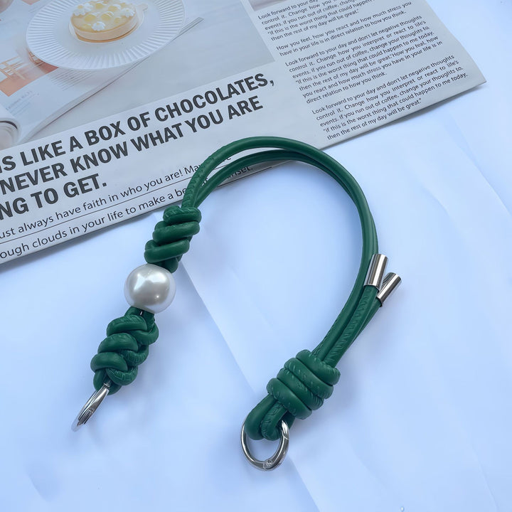 Elegant Knotted Leather Keychain Holder Kalsten