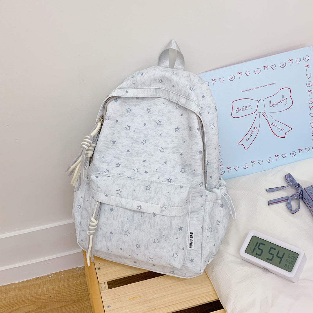 Cute Star-Patterned School Backpack Kalsten