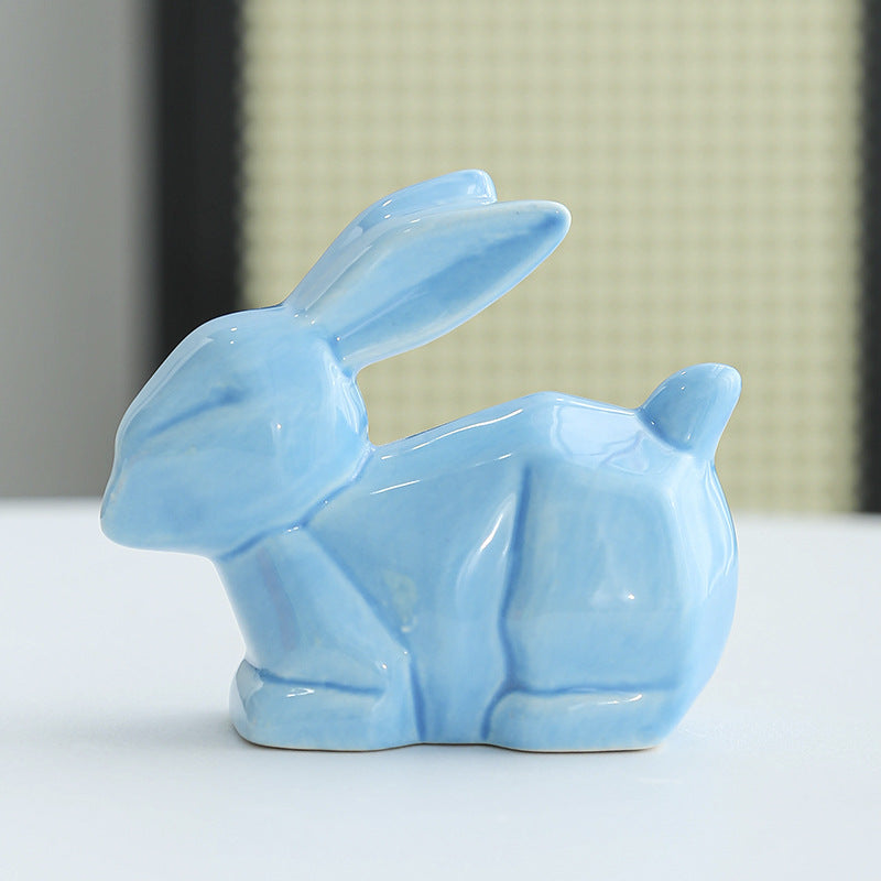 Decorative Ceramic Bunny Sculpture Kalsten