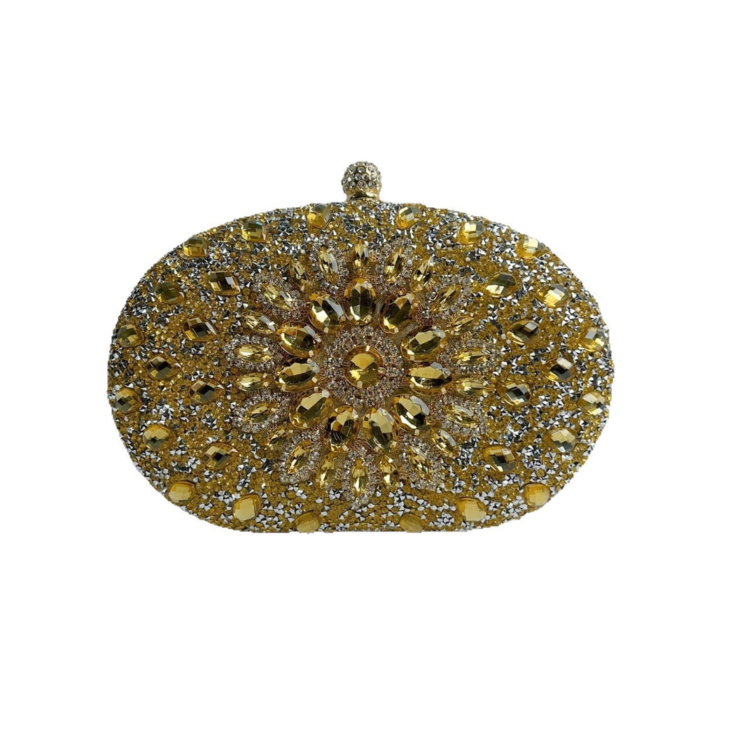 Ornate Crystal Evening Clutch
