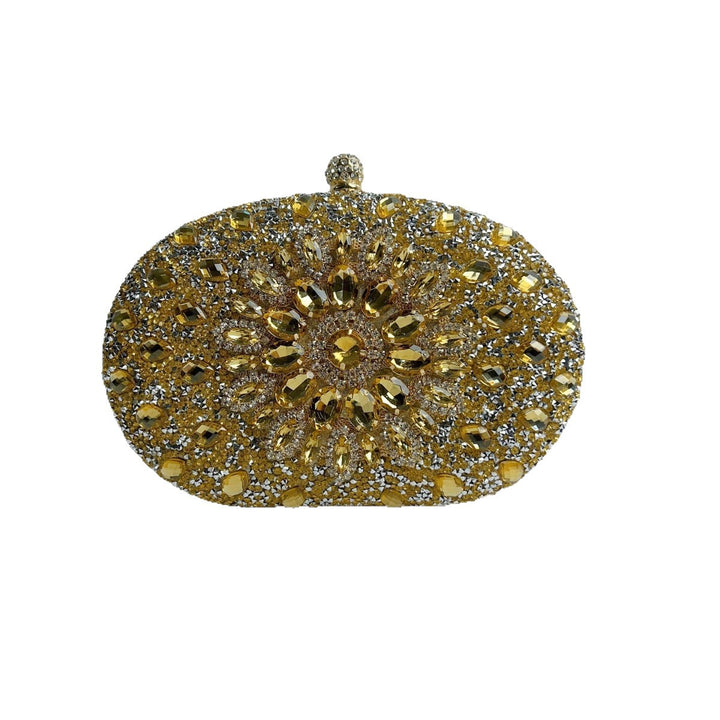 Ornate Crystal Evening Clutch