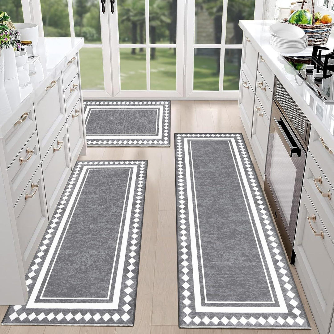 Luxurious Vintage-Inspired Kitchen Runner Mat Kalsten