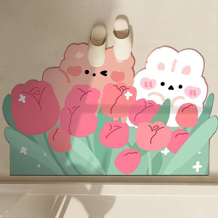 Cute Penguin-Themed Bath Mat Kalsten