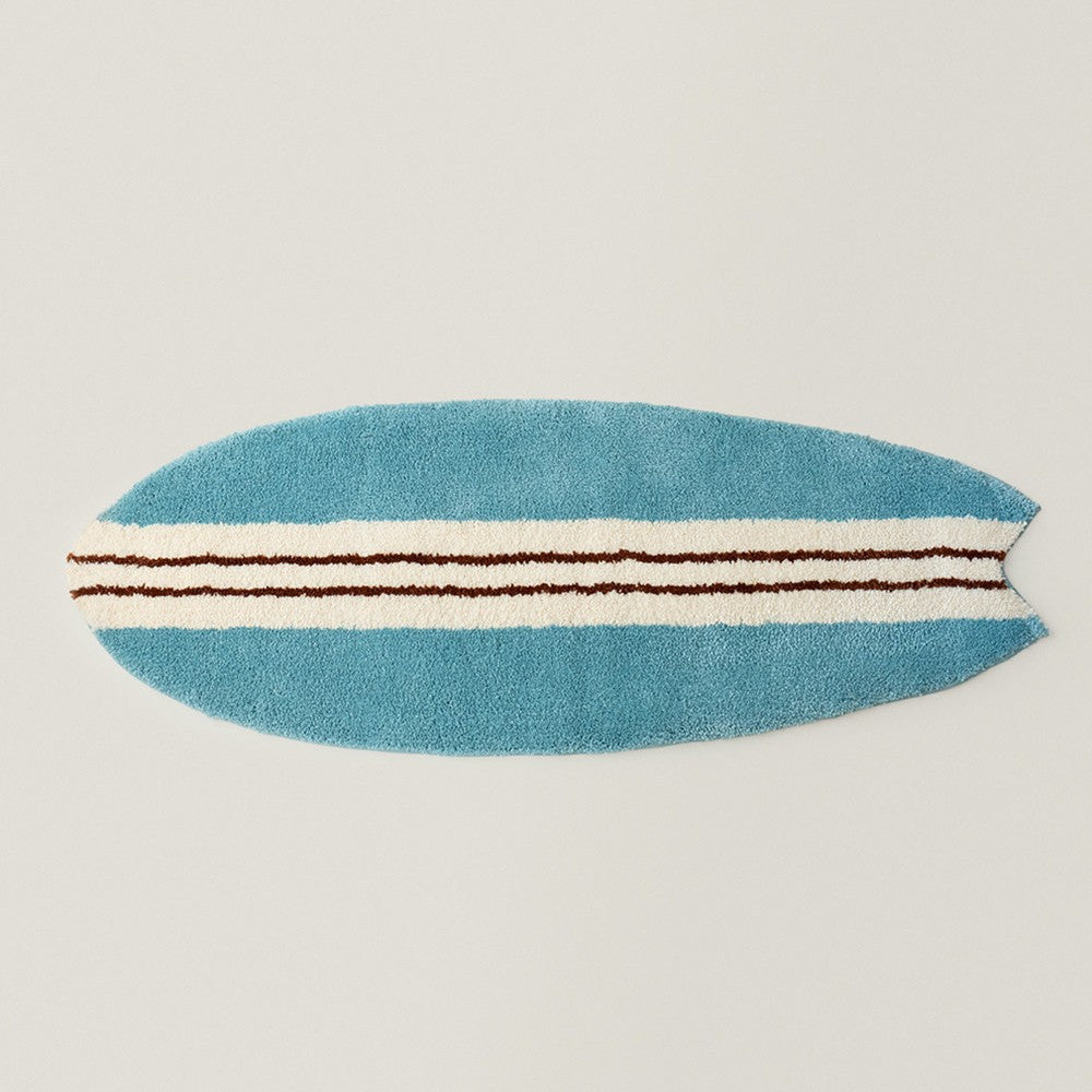 Surfboard-Shaped Decorative Bath Mat Kalsten