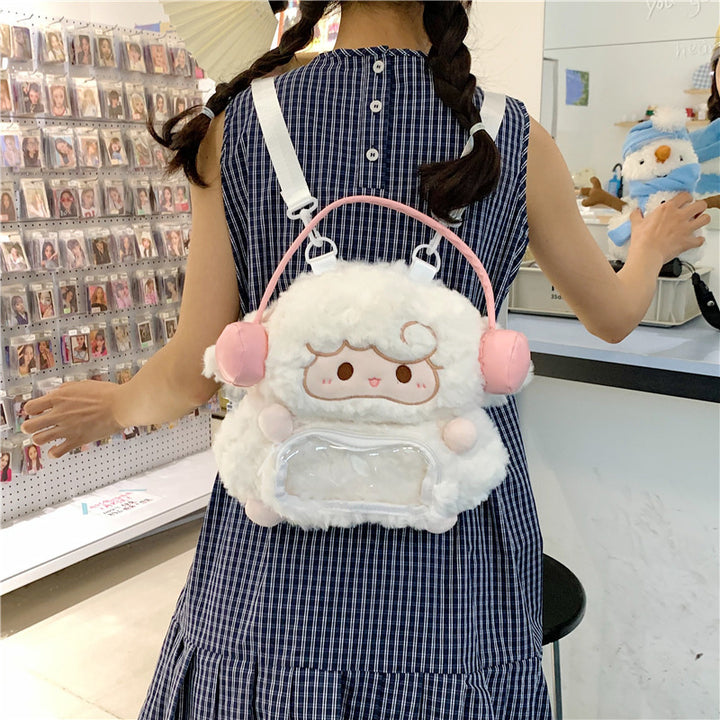 Cute Plush Animal-Themed Backpack Kalsten