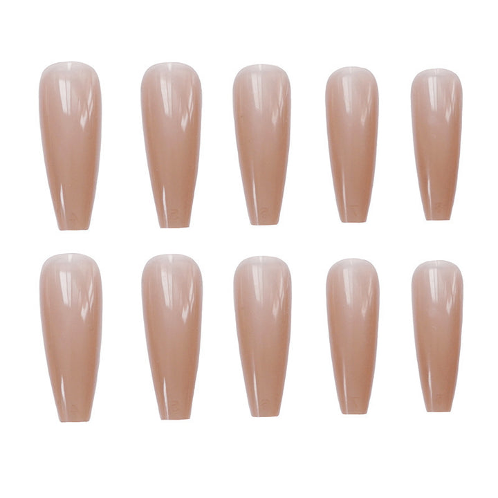 Elegant French Coffin Press-On Nail Set