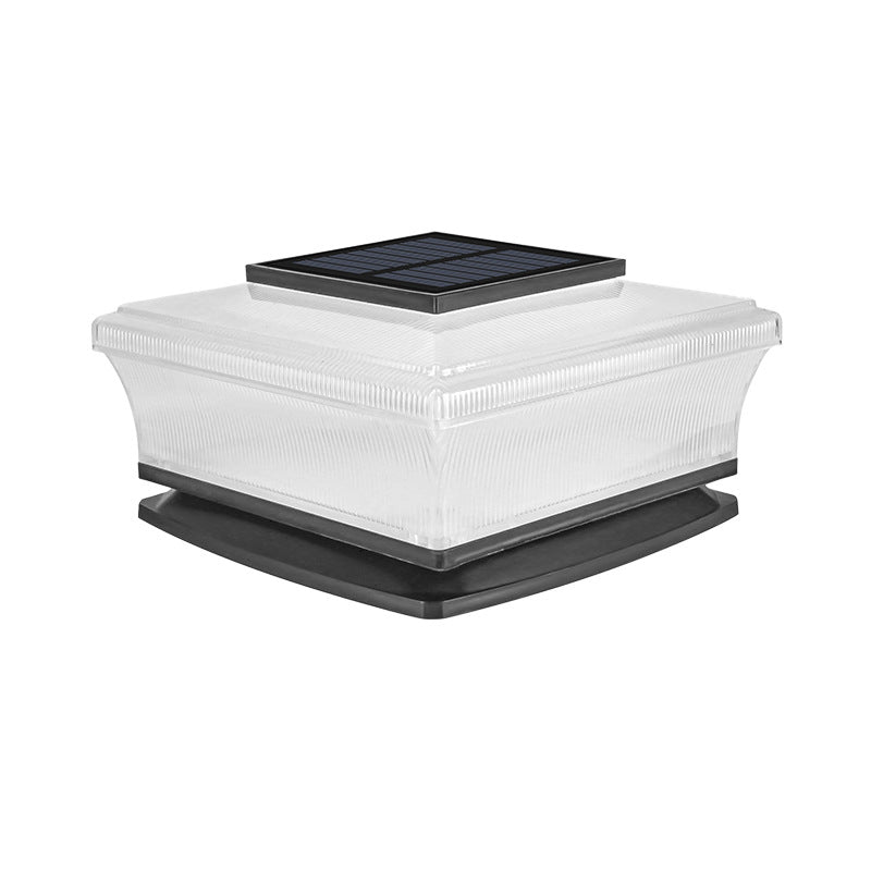 Low-Profile Solar Deck Post Cap Light With Warm Ambient Glow Kalsten