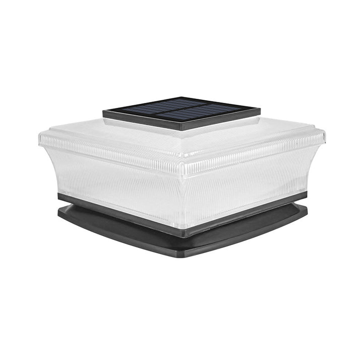 Low-Profile Solar Deck Post Cap Light With Warm Ambient Glow Kalsten