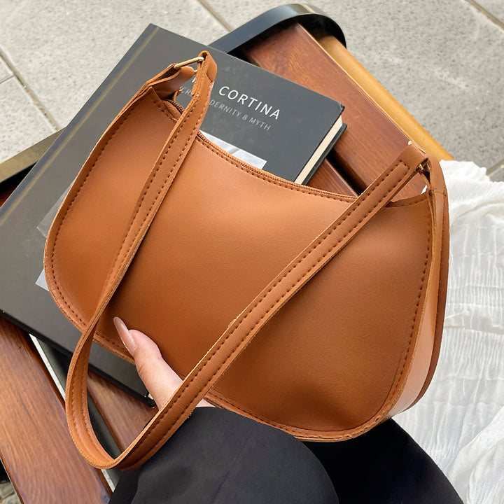 Faux Leather Crossbody Bag