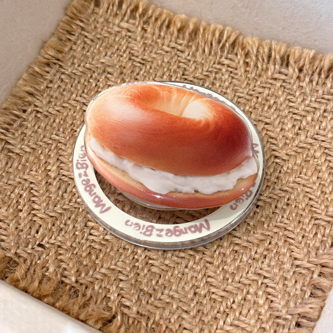 Bagel-shaped coffee cup coasters Kalsten