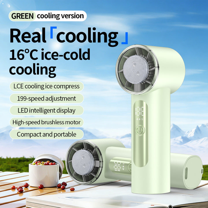 Unisex Portable Ice-Cooling Handheld Fan Kalsten